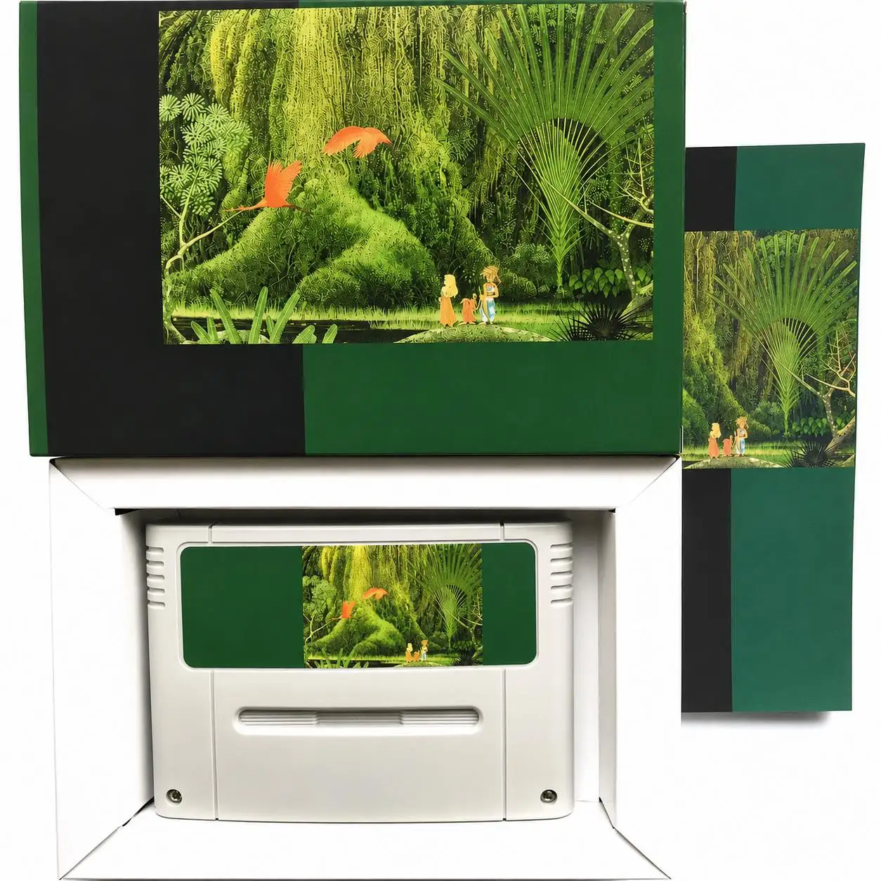 Secrets of Mana Premium, Tarjeta de Juego Retro RPG de 16 Bits, Edición de Coleccionista Francesa con Caja, Manual y Cartucho de Ahorro FRAM