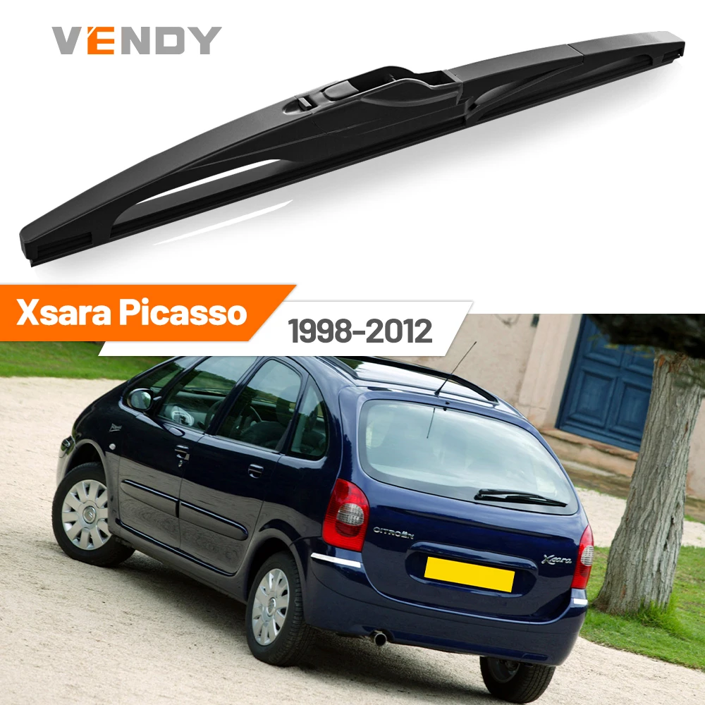 Lâmina de limpador de para-brisa traseiro, 1 peça, para citroen xsara picasso 1998-2012 2006 2007 2008 2009 2010 2011, acessórios de limpador de para-brisa