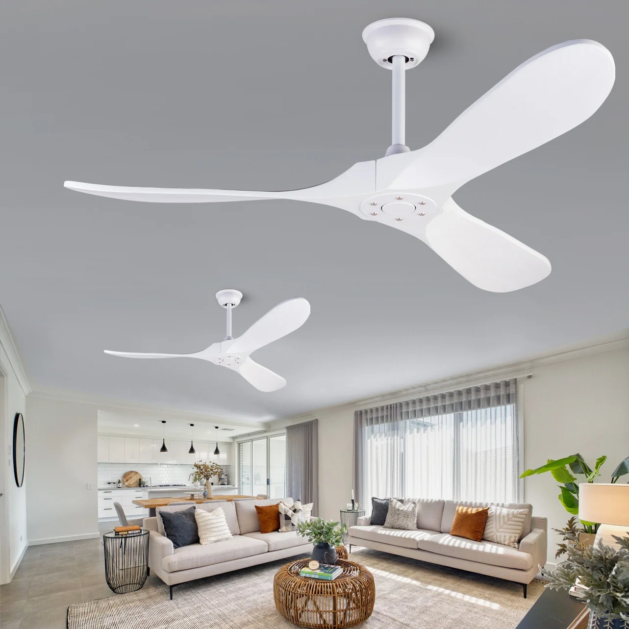 Kipas Angin Plafon 85-265V Den - Decor Lighting Ceiling Fans ulasan dan harga