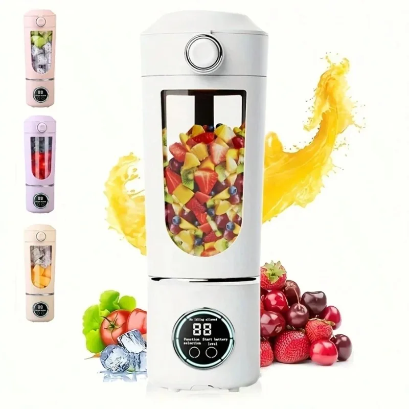 

700ML multi-color 12 blade quick mixing 2-in-1 blender, bottled juicer, new portable milkshake blender