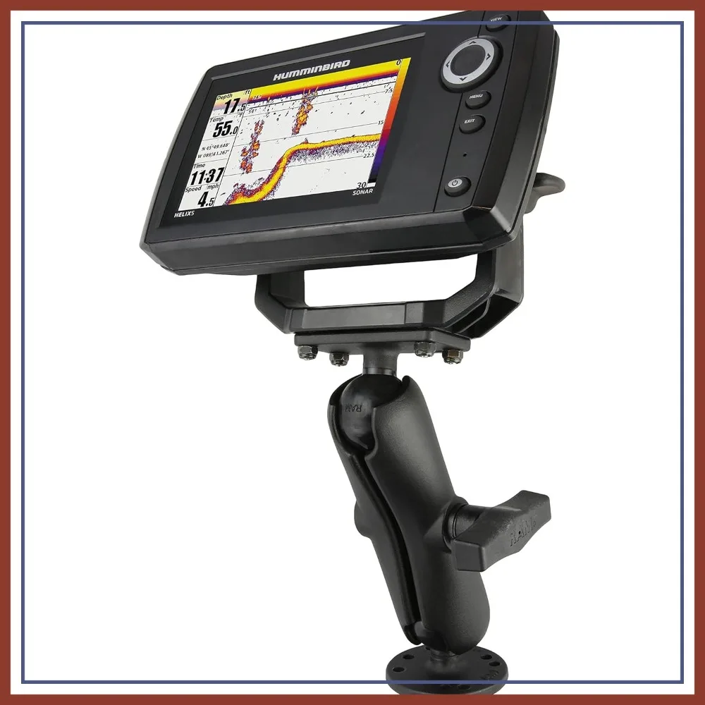 

Drill-Down Mount System with Medium Arm & 1.5"x3" Plate for Fish Finders & GPS, C Size 1.5" Ball, Marine Electronics Mount