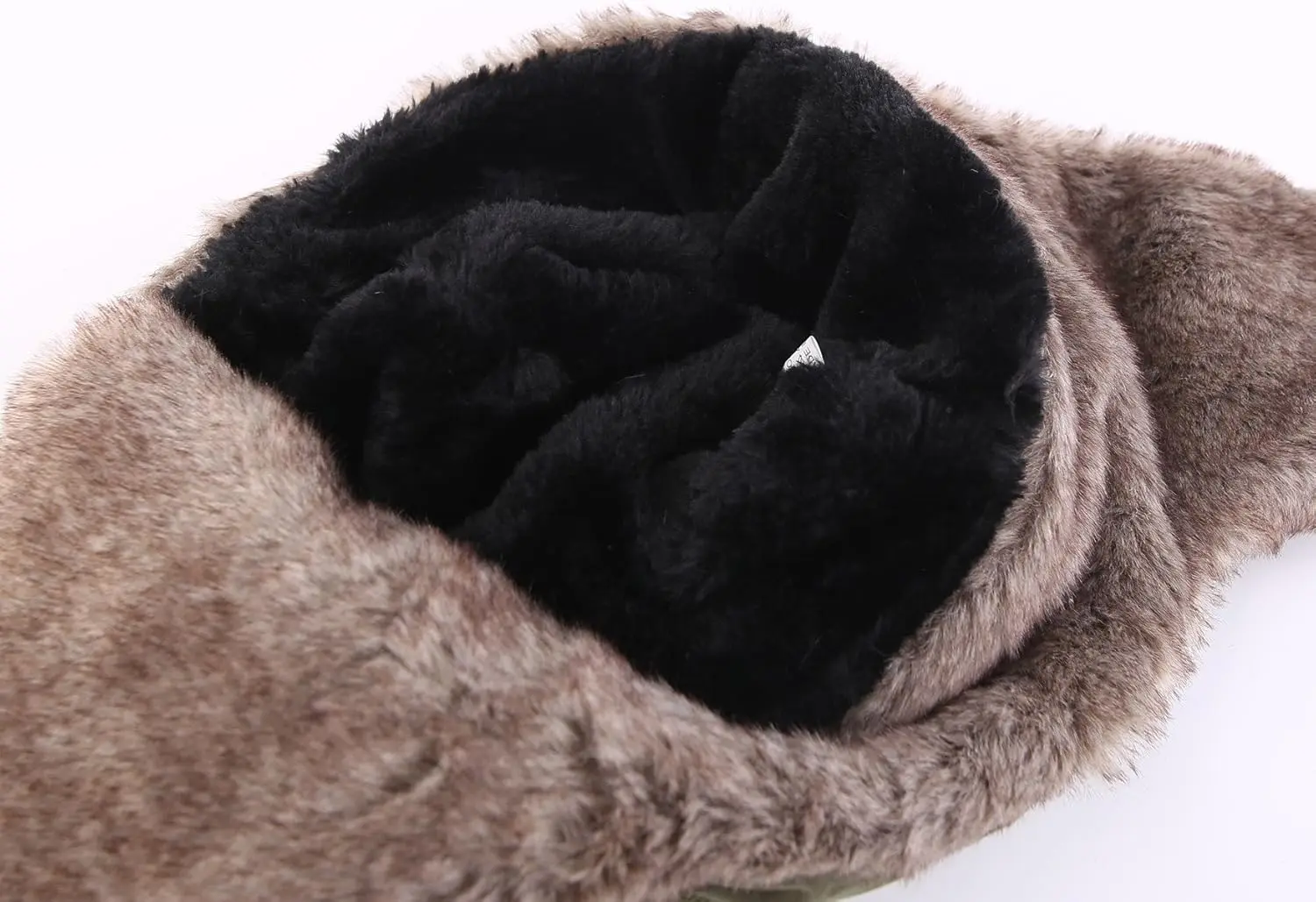 メンズ トラッパーハット 耳当て付き 取り外し可能なフェイスマスク付き 暖かい冬用ハンティングハット フェイクファー裏地 アウトドアスポーツ用