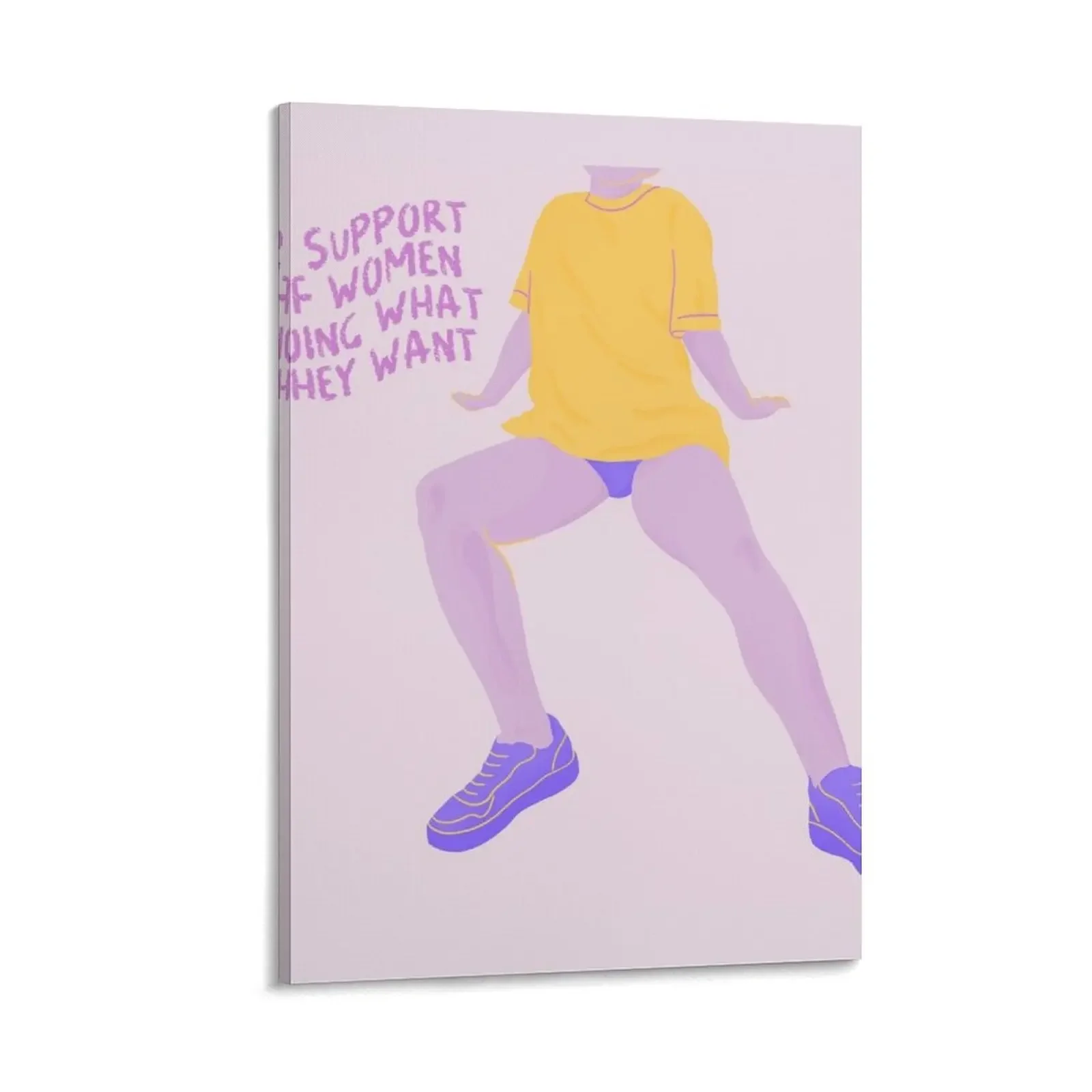 

In support of women doing what they want Canvas Painting home decoration accessories ornaments for home