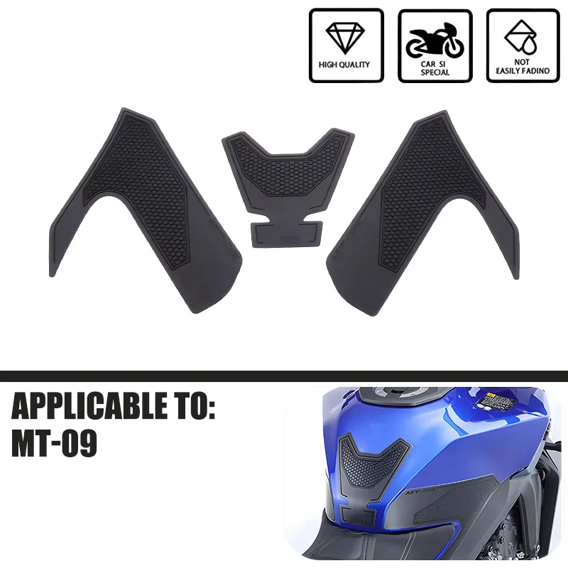 

Rubber Sticker For YAMAHA MT-09 MT09 SP mt-09 mt09 2024 2025+ Motorcycle Side Tank Pad Anti Scratch Stickers