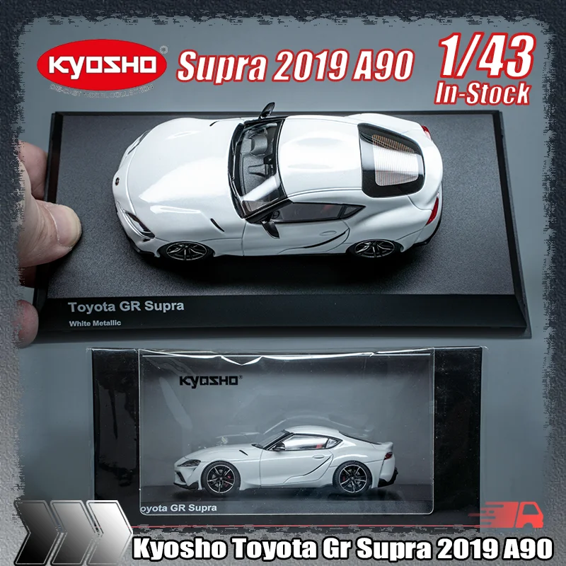 

New In Stock Kyosho 1:43 Scale Toyota Gr Supra 2019 A90 Alloy Diecast Collectible Car Model Custom Children'S Toy Gifts Ornament