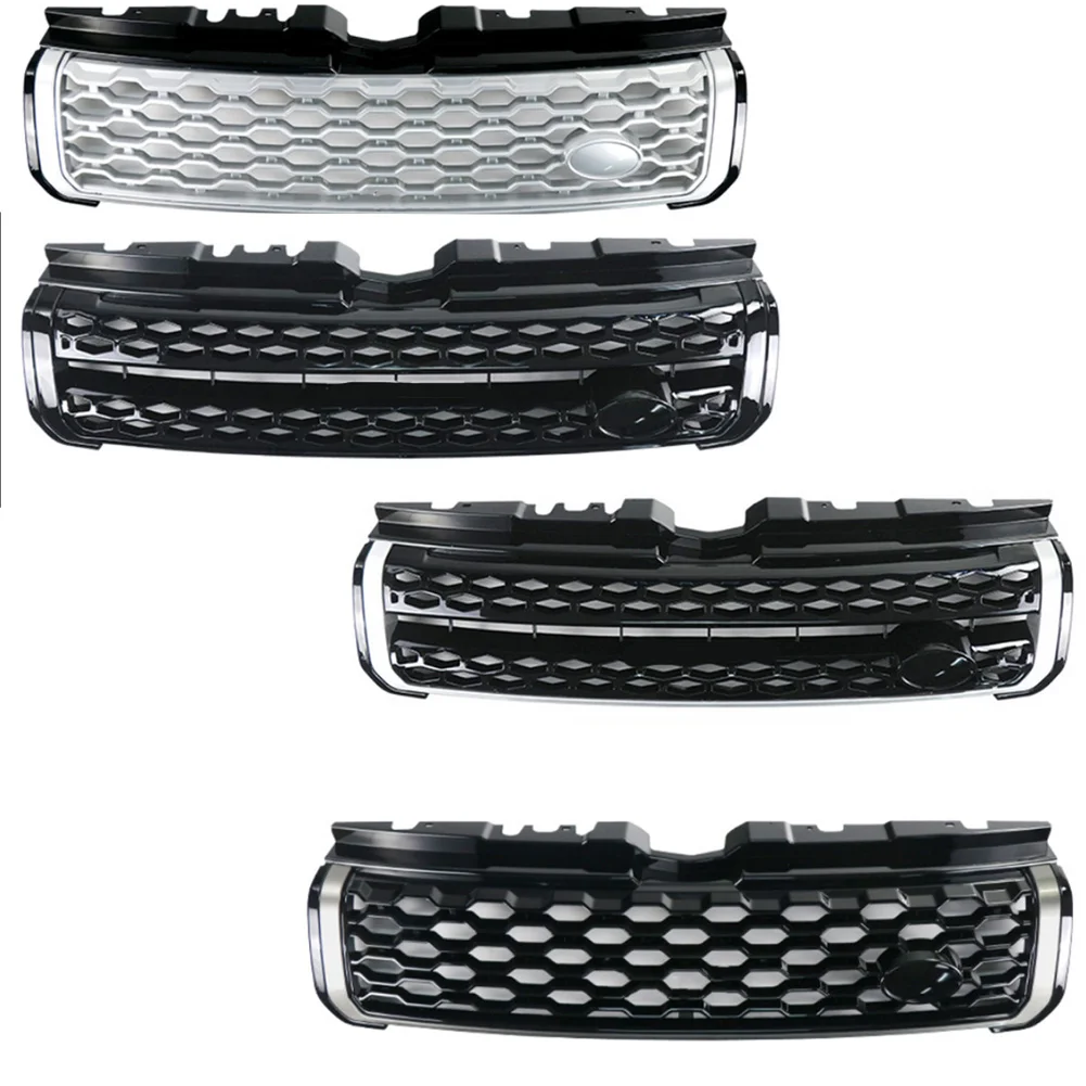 For Land Rover Range Rover Evoque 2010 2011 2012 2013 2014 2015 2016 2017 2018 Car Upper Front Bumper Grille Grill