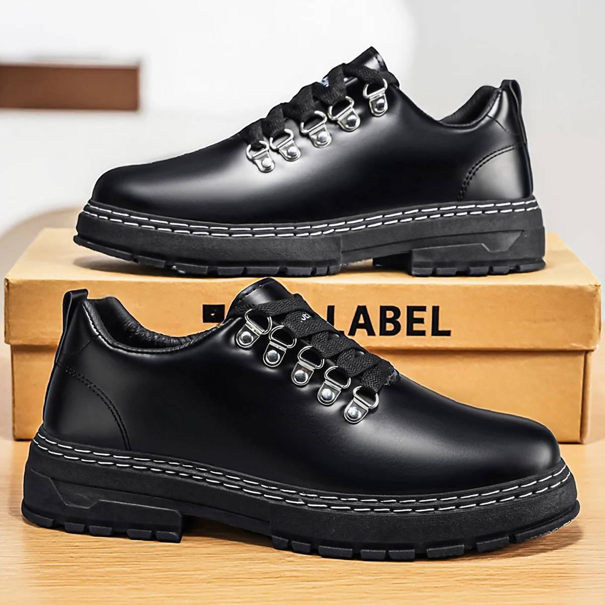 

Новые мужские кожаные туфли 2025 года — прочные, удобные, дышащие и стильные