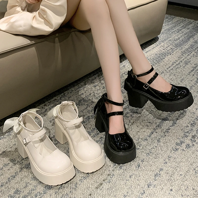 

Summer Fashion New Round Toe Solid Color Bow Shoes Elegant and Sexy Banquet Wedding High Heels Women's Shoes Chaussure Femme