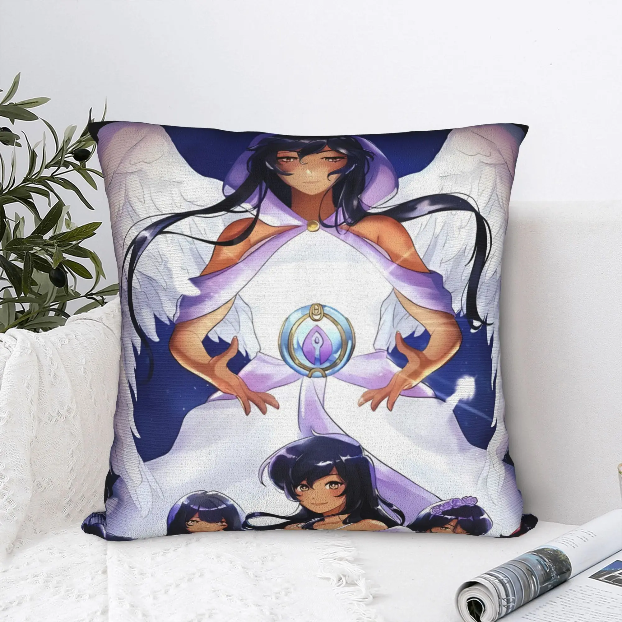 Aphmau Magical World Art Pillow Cover  Kawaii Pillow Case For Sofa Home Decor Print Cushion Cover Birthday Gift