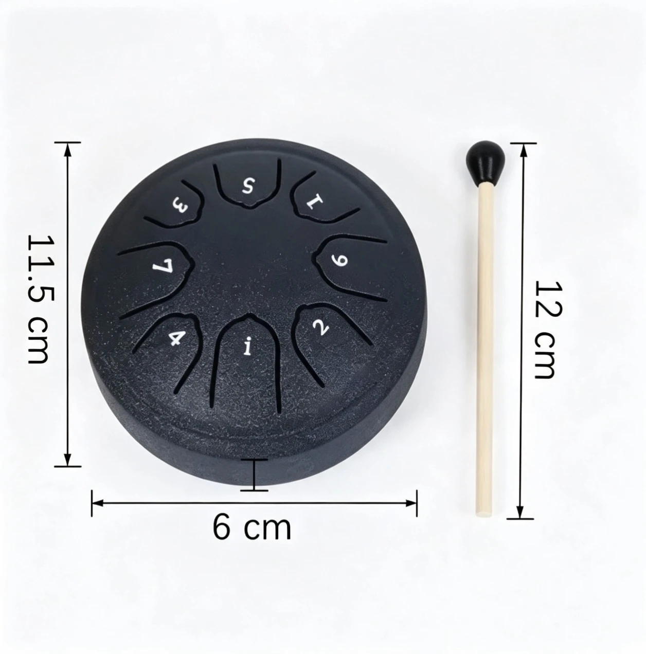 Miwayer 8 Tone 4.5 Inch Steel - Tongue Drum Steel ulasan dan harga