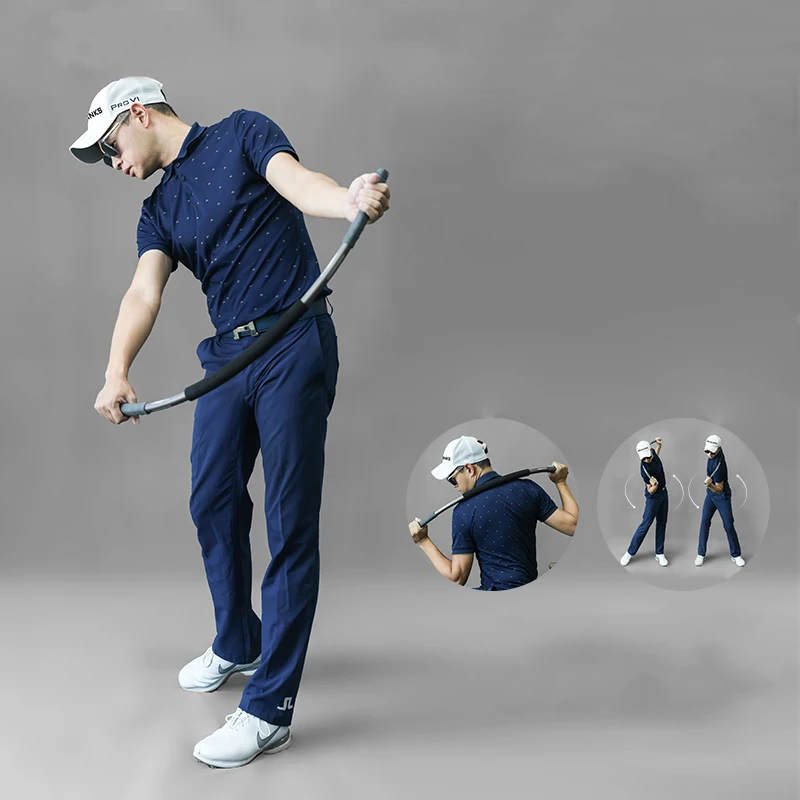 

Golf Spinner Shoulder Crotch Dual Core Swing Practitioner Beginner Alignment Golf Swing Rhythm Teaching Training Aids Drop Ship