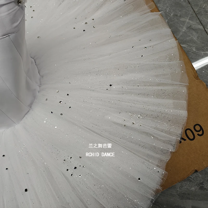 BT01501 Costumi tutù di balletto bianco per adulti per bambini, ragazze, donne, dimensioni personalizzate professionali