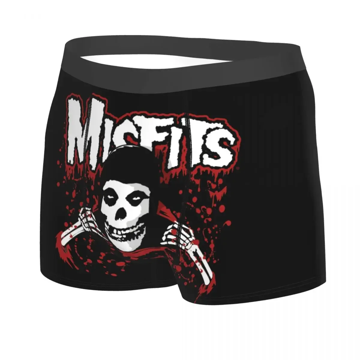 Пользовательские рок-панк-группы Misfits Skull Face, боксеры, шорты, мужские трусы в стиле хэви-метал, нижнее белье, новинка, трусы