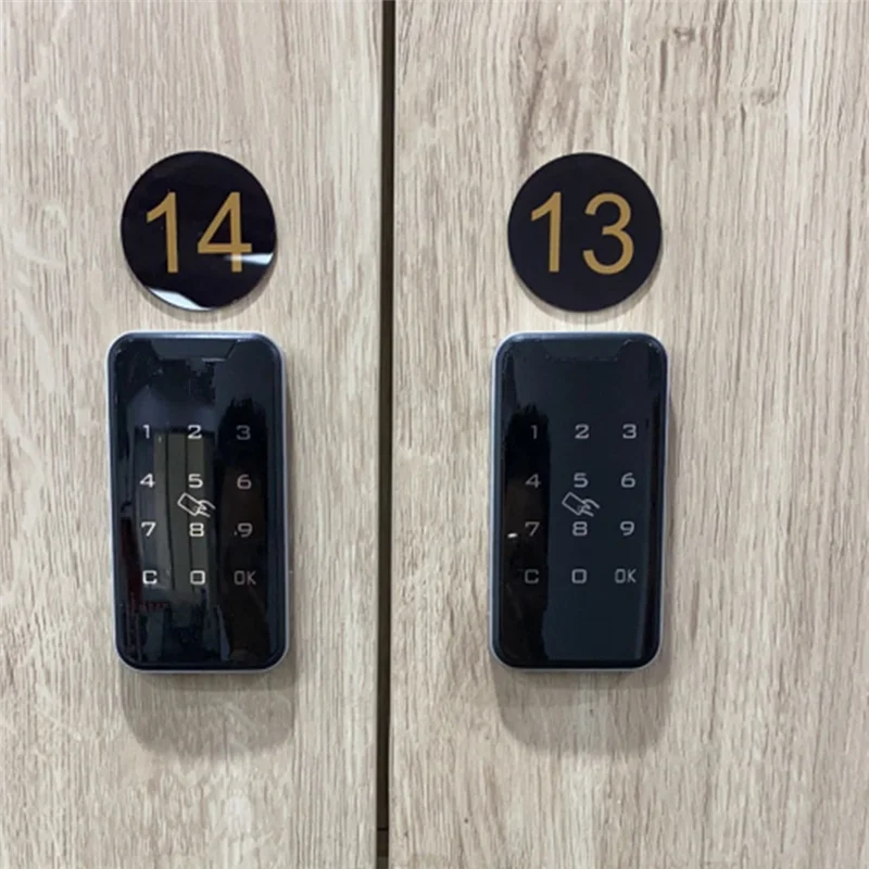 AEA2-1Set Smart Digital ID Password Keyless Lock Touch Keypad Electronic Wardrobe File Door Drawers Lock Cabinet Lock
