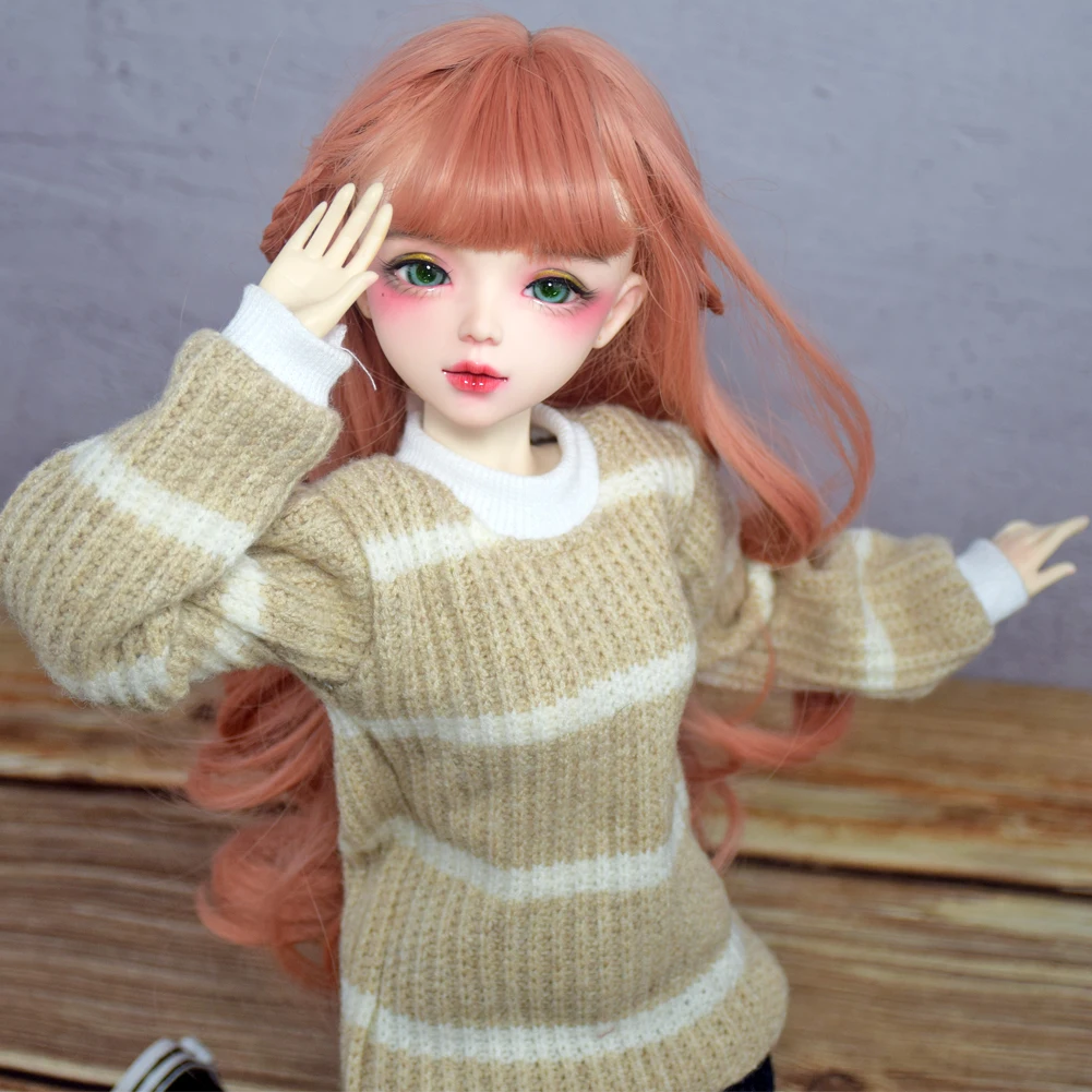 YUTOTUE 22 inch Height Girl Doll and Clothes Shoes All Included Makeup Face Realistic Fashion Doll BJD DOLL