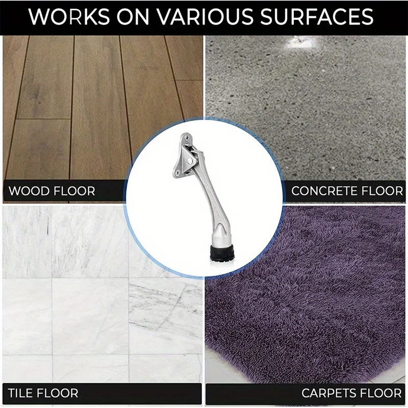 قطعة واحدة من سدادة الباب المصنوعة من الفولاذ المقاوم للصدأ: حافظ على أبوابك آمنة مع توقف بابنا المنسدلة! للمحلات التجارية والمتاجر والفنادق