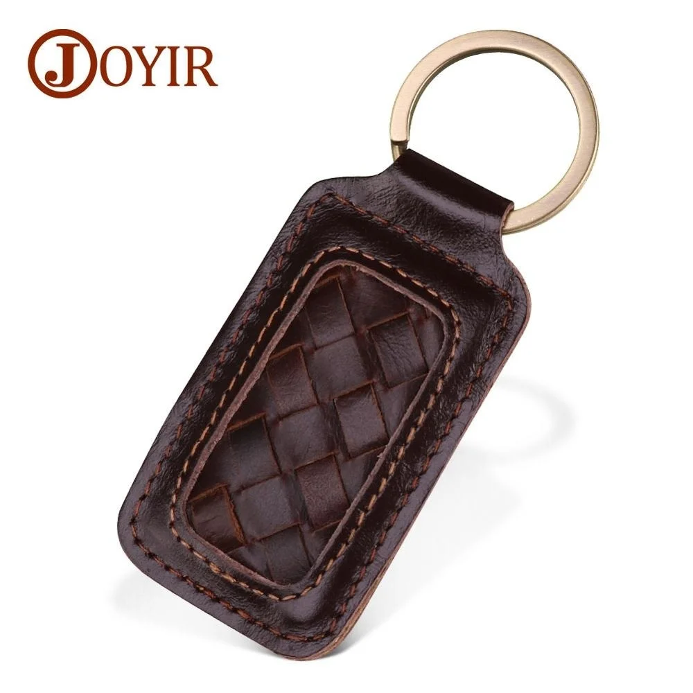 Genuine Leather Keychain Kintting Car Ring Multifunctional Tool Women Fashion Chain Holder K039