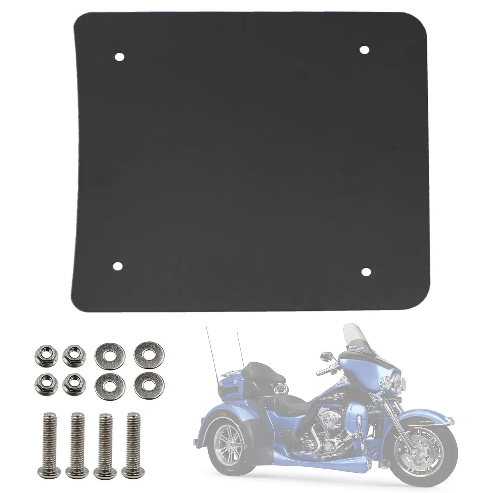 Motorcycle Accessories Pack Trunk Metal Base Plate Kits For Harley Tour Pak 14-25 Touring Models Road Street Electra Glide FLHT