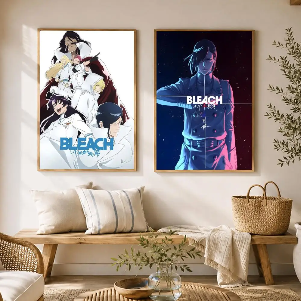 Bleach: Thousand-Year Blood War Poster HD poster wall art self-stick no-residue for home cafe office great gift