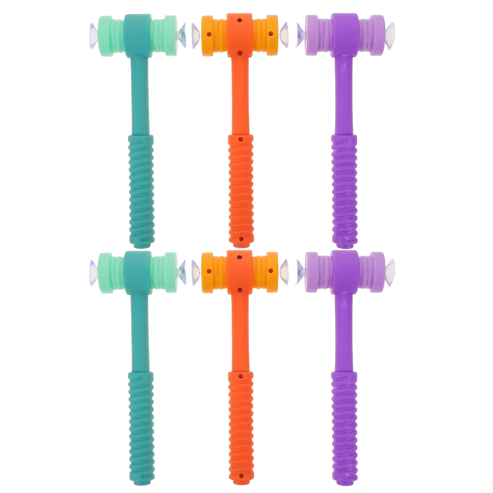

6Pcs Toddler Suction Cup Hammer Early Development Reaction Training Pounding Mallet Set Party Favor Multifunction Game