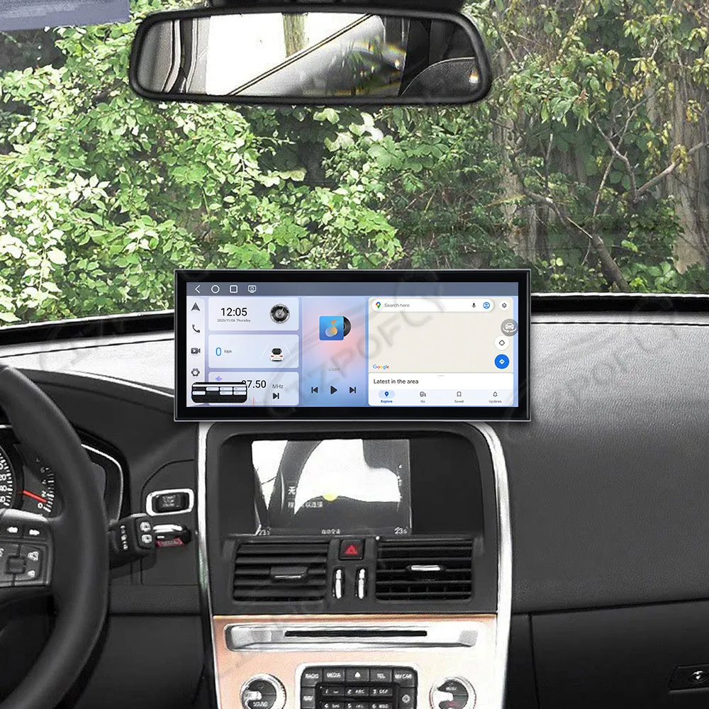 

Автомобильный радиоприемник Carplay 15,8 дюйма с сенсорным экраном для Volvo XC60 2009-2017 Android15, GPS-навигация, мультимедийный плеер, головное устройство