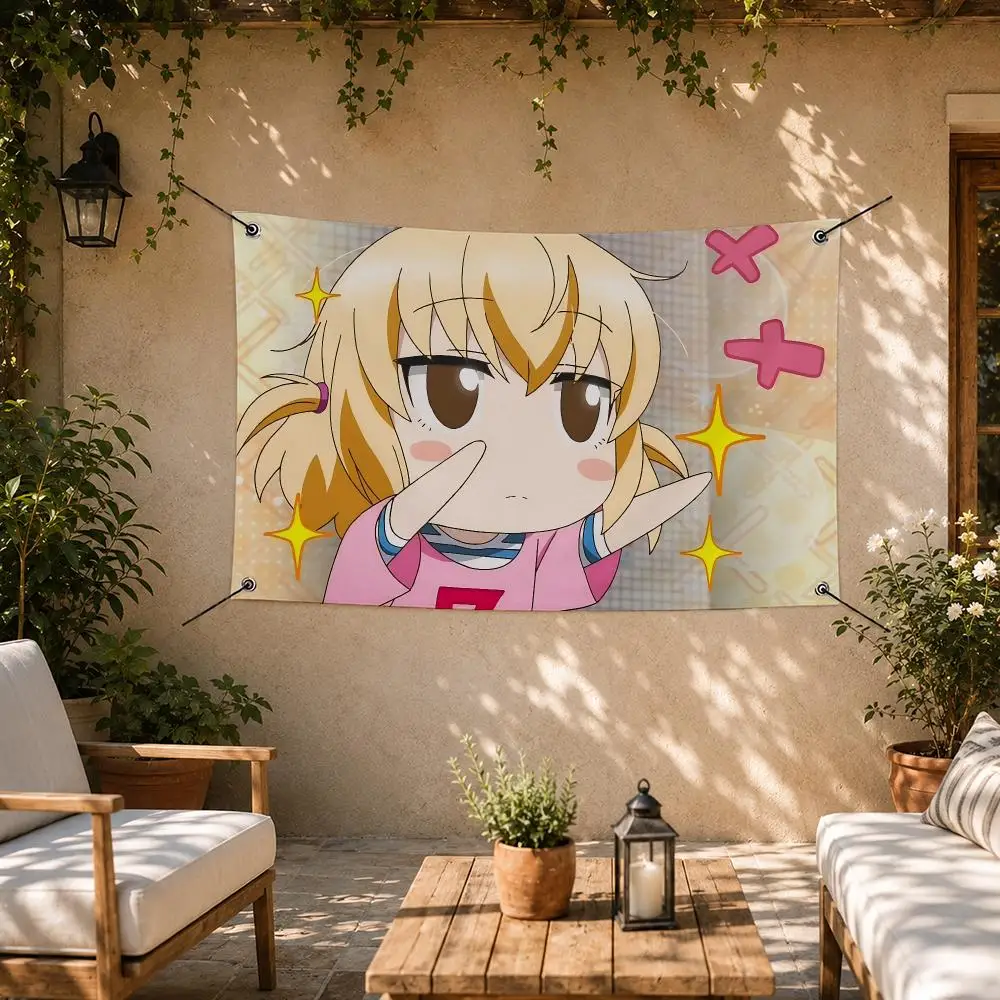 Funny Anime D-Frag! Flags Room Bedroom Home Outdoor Wall Hanging Concert Printed Background Decoration Art Banne