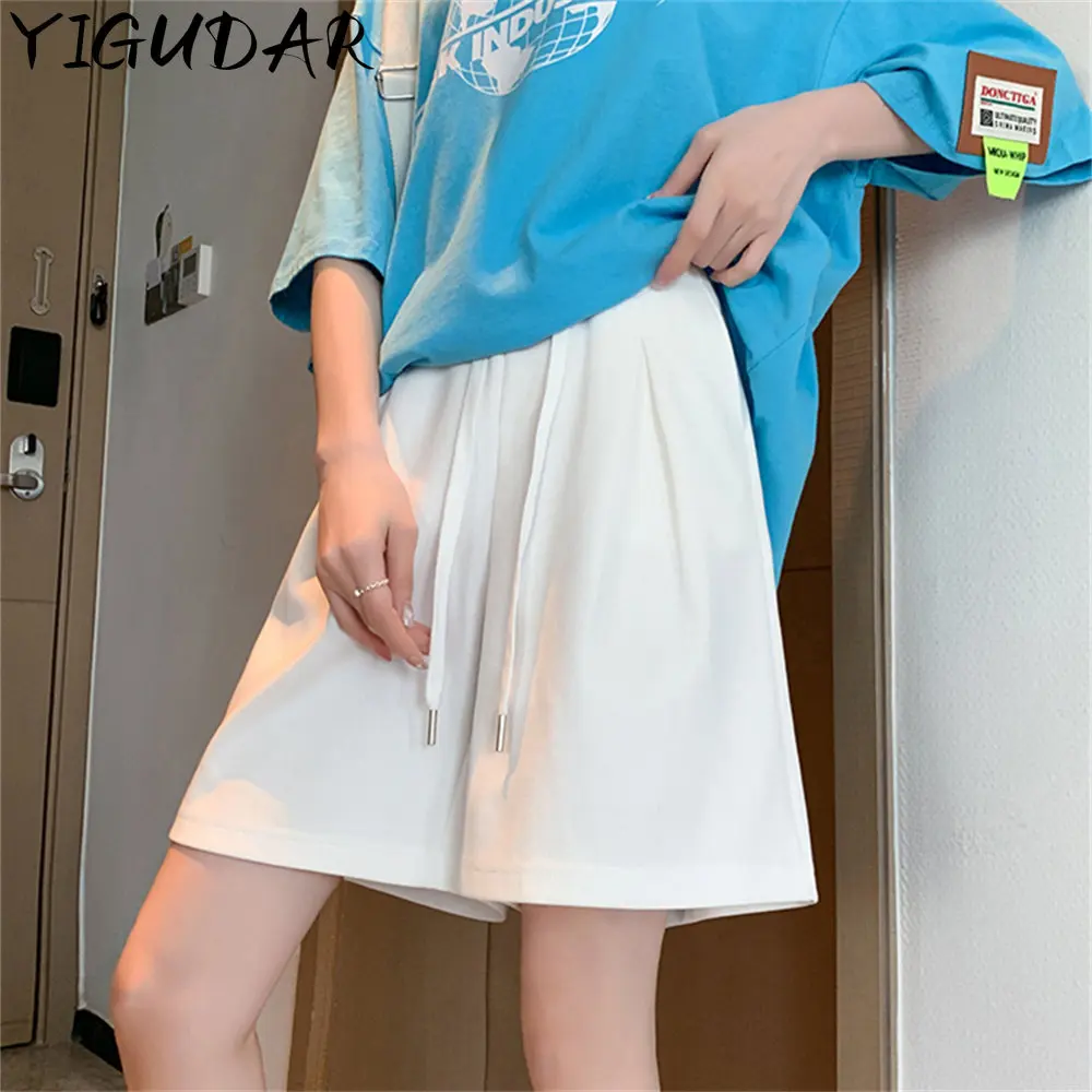 

Cotton Linen Shorts Women's Sports Shorts Summer Solid High Waist Shorts Women Fashion Casual Basic Short Pants korean fashion