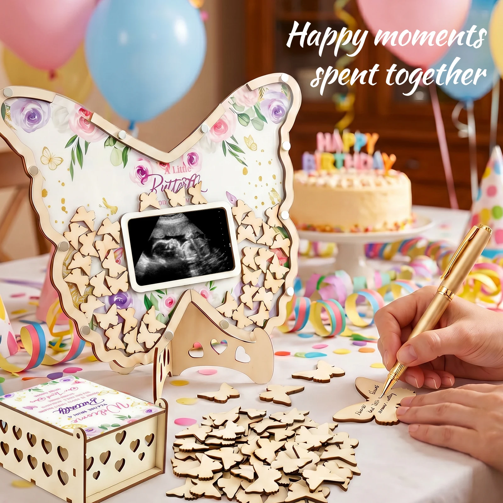 웨딩 방명록 나무 나비/옷 모양 방명록 사인 키트 베이 - Baby Clothing Kit 리뷰 및 가격