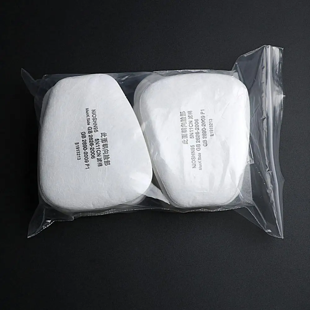 20Pcs 5N11 Dust Cotton Filter Paper Holder For 6001/6502/7502/6800 Chemical Spraying Painting Respirator Replaceable Accessories