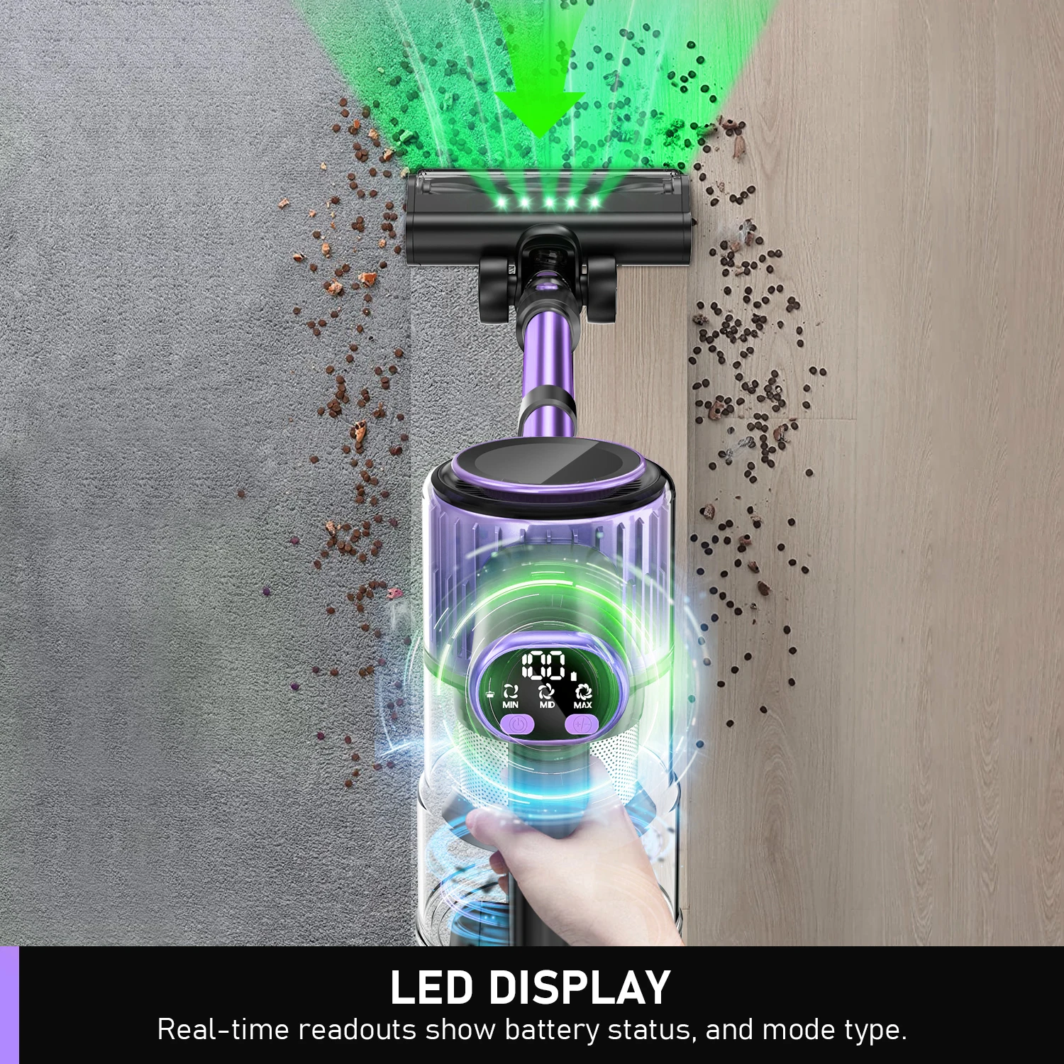 مكنسة كهربائية لاسلكية بقوة شف - مراجعة Power Tools That Are Green وسعره