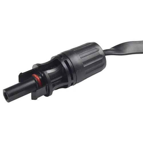 Imagen 2 del producto 1 par de adaptador de Cable Flexible Solar plano para conexión de Panel Solar 0 5m 1500V Cable de núcleo de cobre para transmisión de energía confiable