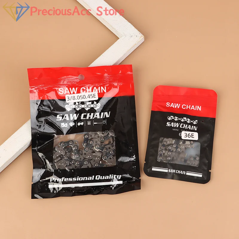 4/6/8/12/14/16 بوصة قطع غيار سلسلة المنشار المعدني ربط المنشار سلسلة شفرة لملحقات المنشار الكهربائي قطع الخشب