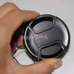 Camera Anti-lose Cord Camera Lens Cover Snap-on Front 18-55 58mm Lens Cover Lens Cap For Canon 450D 500D 550D 600D