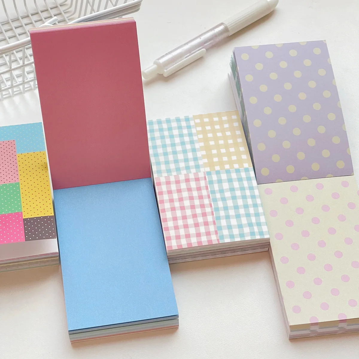 M5 Notizblock Memo-Pad im koreanischen Stil, gepunktetes Papier, Tagebuch, DIY-Planer, Tomaten-Notizblock, Dekorationszubehör, nicht klebend – Detail 2
