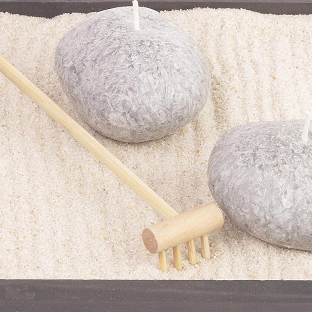 5pcs Mini Garden Rakes for Zen Garden, Sand Smoothing & Desktop Landscape Decoration Tools