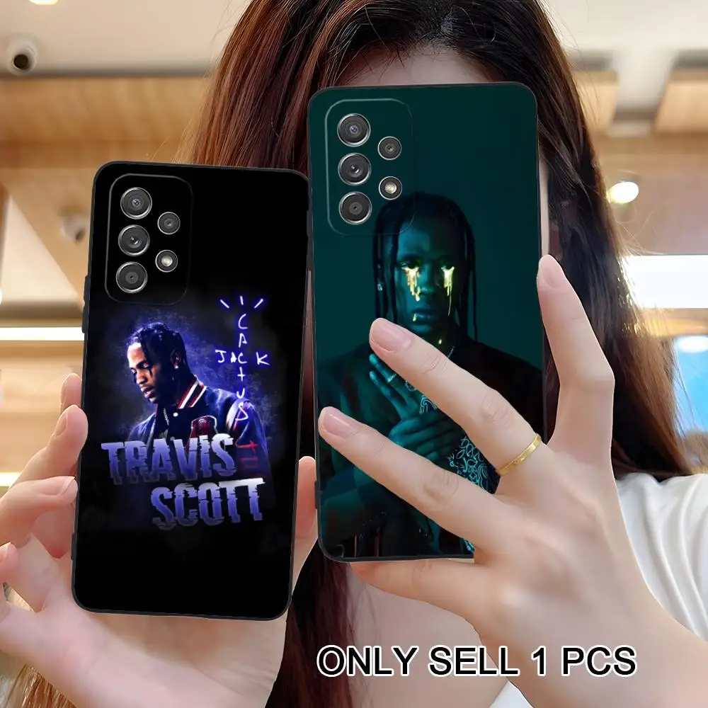 Travis Scott Phone Case for Samsung Galaxy A26 25 24 23 22 21 17 16 15 14 13 12 11 5G Soft TPU Shockproof Cover