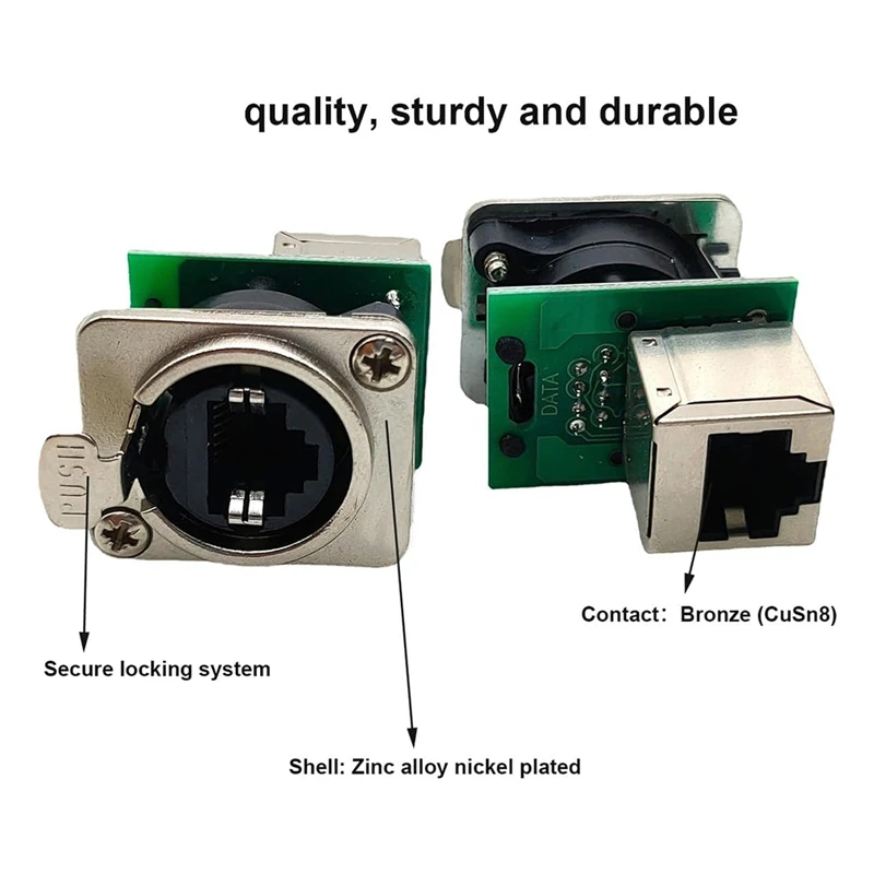 تمرير إيثرنت عبر الموصل ، مقبس هيكل RJ45 ، سلسلة D ، Cat5 ، RJ45 ، NE8FDP ، RJ45 ، 10