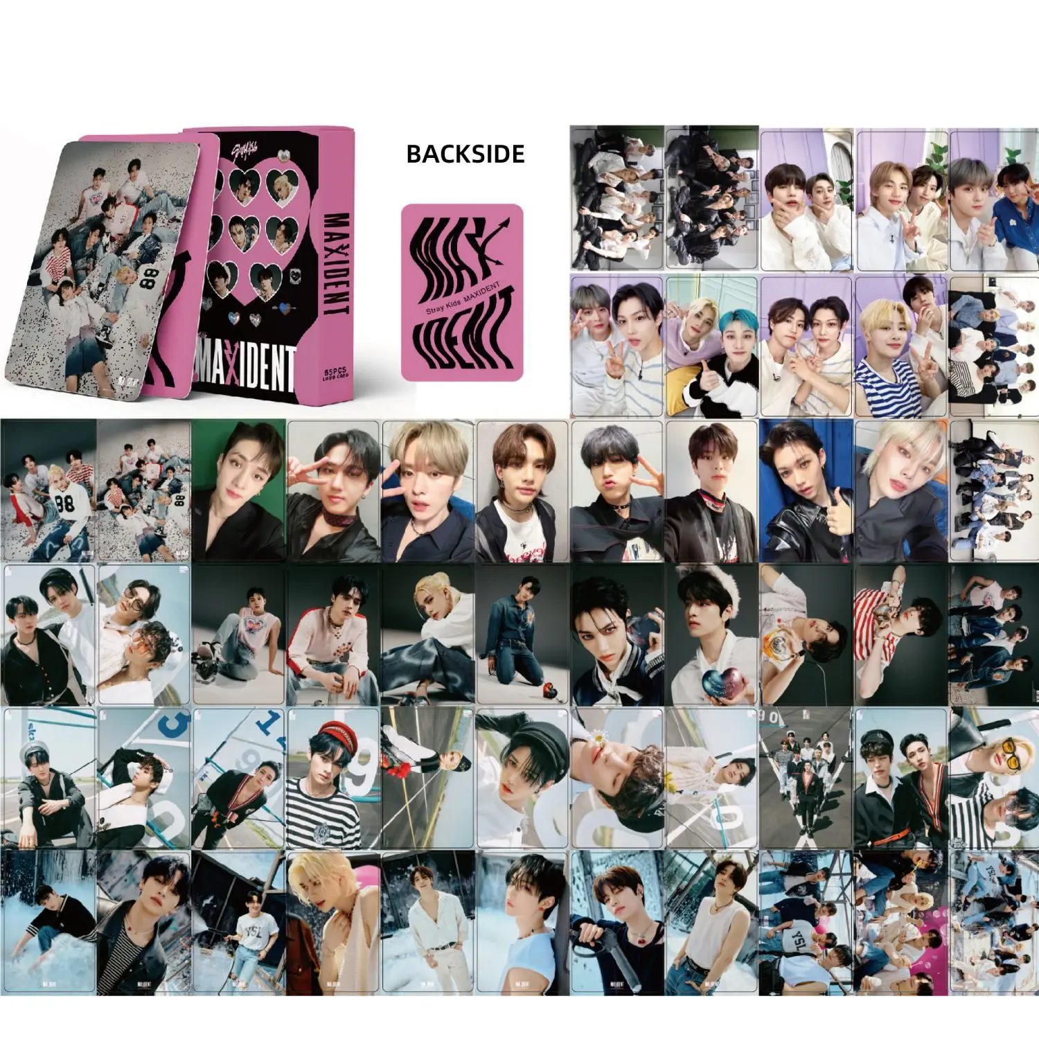 Kpop Group Druo Cards, MANIAC Photocard, New Album Photo Print Cards Set, GérCollection, 55Pcs