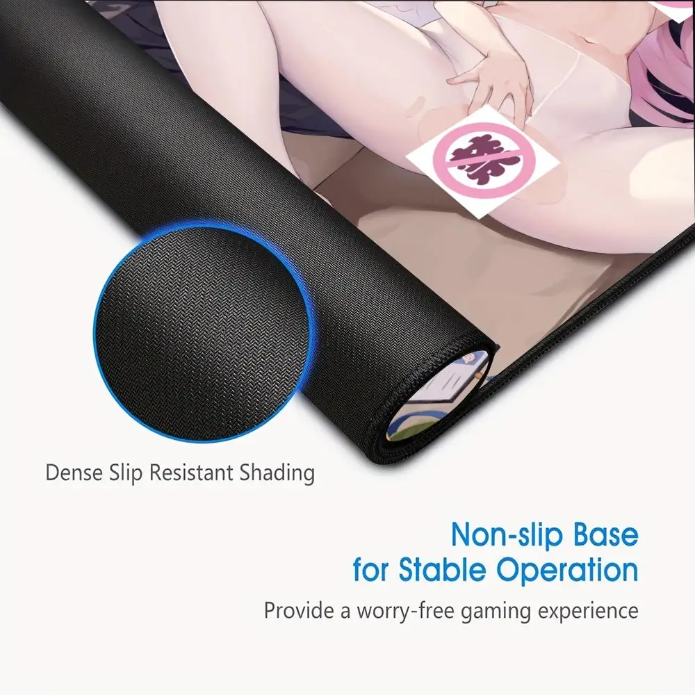แผ่นรองเมาส์ XXL ลายอนิเมะ แผ่นรองเมาส์ลายเซ็กซี่ แผ่นรองเมาส์ขนาดใหญ่ แผ่นรองเมาส์เกมมิ่งสวยงาม แผ่นรองเมาส์อนิเมะ แผ่นรองเมาส์ XXL