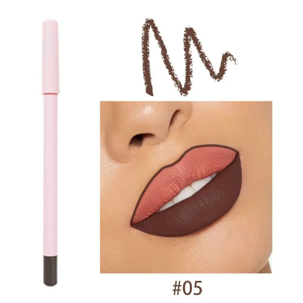 Nieuw Lipliner Pencil Waterproof Lipliner Pencil Velvet Matte Lip Liner Natuurlijke omtrek Lip Contour Line Lipliner Pen