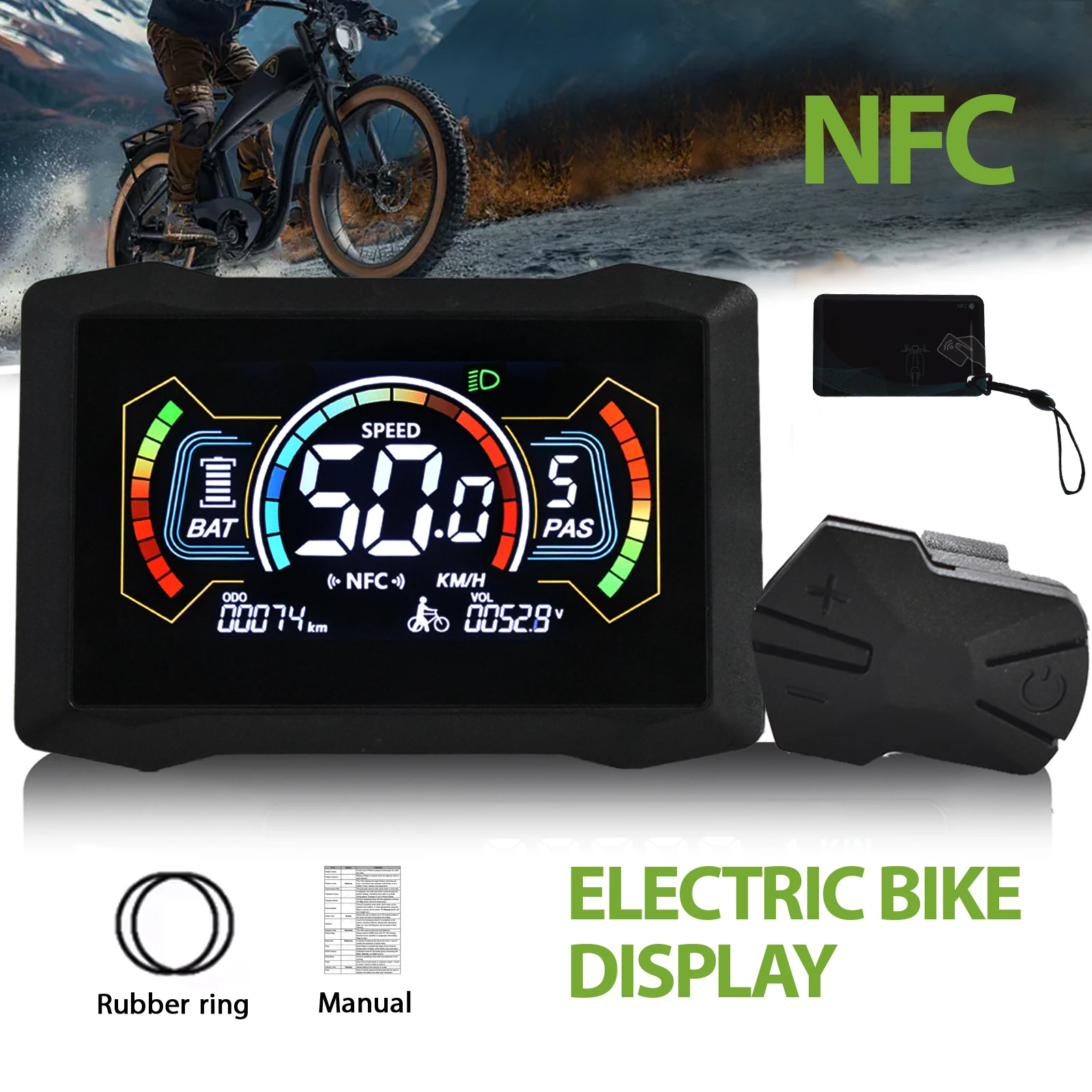 

Новый велокомпьютер HaytrixH7C 24/36/48/60/72В, водонепроницаемый велосипедный спидометр, аксессуары для электровелосипедов, дисплей для электровелосипеда