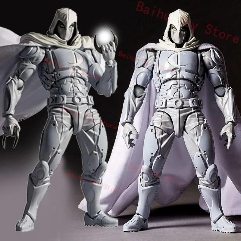 Amazing Yamaguchi Moon Knight Figure Marvel Super Hero Khonsu Agent Action Figures PVC Movable Figurine Model Toy Boys Gift