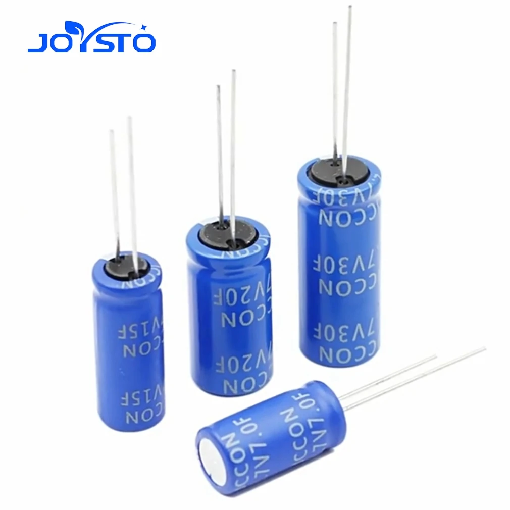 5PCS Original Supercapacitor 2.7V 1.0F 1.5F 2.0F 3.3F 4.0F 5.0F 7.0F 10F 15F 20F 30F Farad Capacitor 6.3*12 8*12 10*21 10*16MM