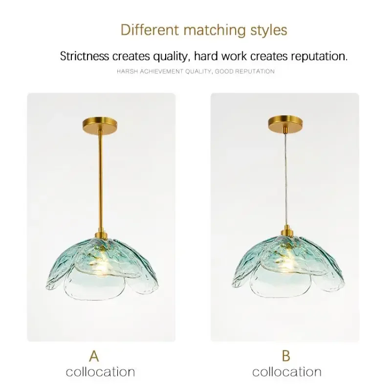 SANDYHA الحديثة الأنيقة أربع أوراق البرسيم قلادة LED مصباح تركيبة إضاءة فريدة من نوعها لغرفة الطعام غرفة نوم دراسة المنزل الأنيق