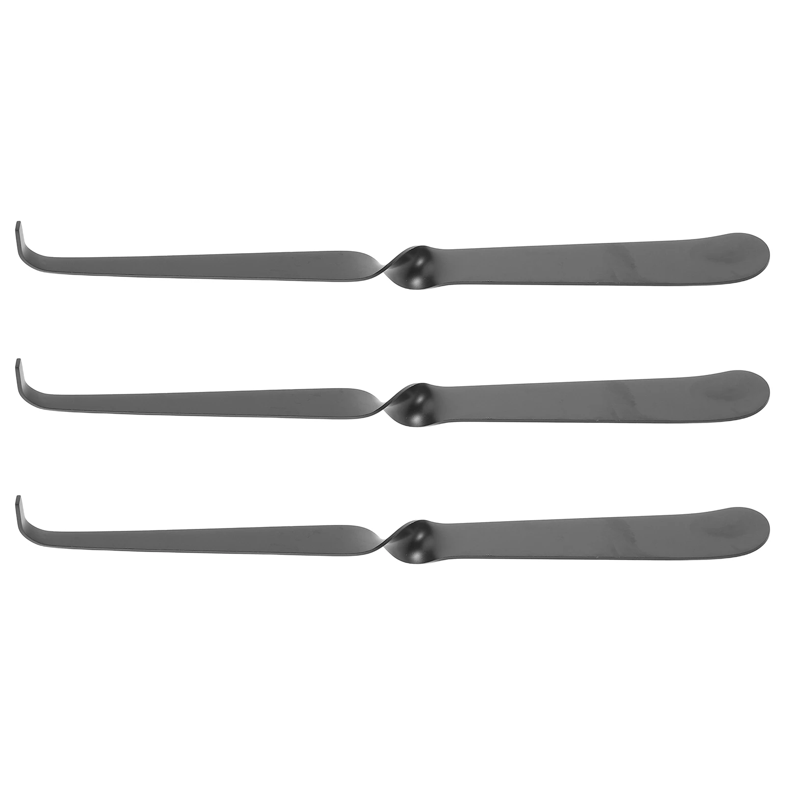 

3Pcs Wick Dippers Black Twisted Stainless Steel Snuffer Hook Home Accessory Wick Snuffer Stainless Steel Tool