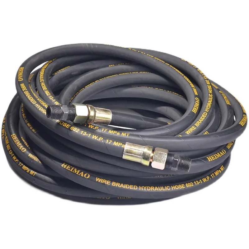 

Steel wire trachea medium air cannon trachea inner diameter 13mm air cannon special tube 20mm thread head 4 points screw pattern