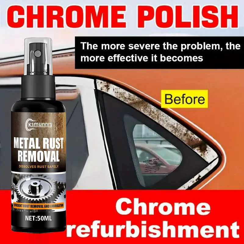 Strong Metal Brightening Spray, Car Wheel Hub Polishing, Home Metal Renovation, Car Parts, Home Hardware Universal, Improves Dul