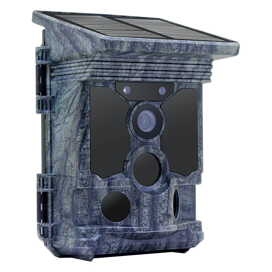 

New Outdoor 4K IP66 Wireless Wildlife Solar Panel Infrared Hunting Trail Trap Camera