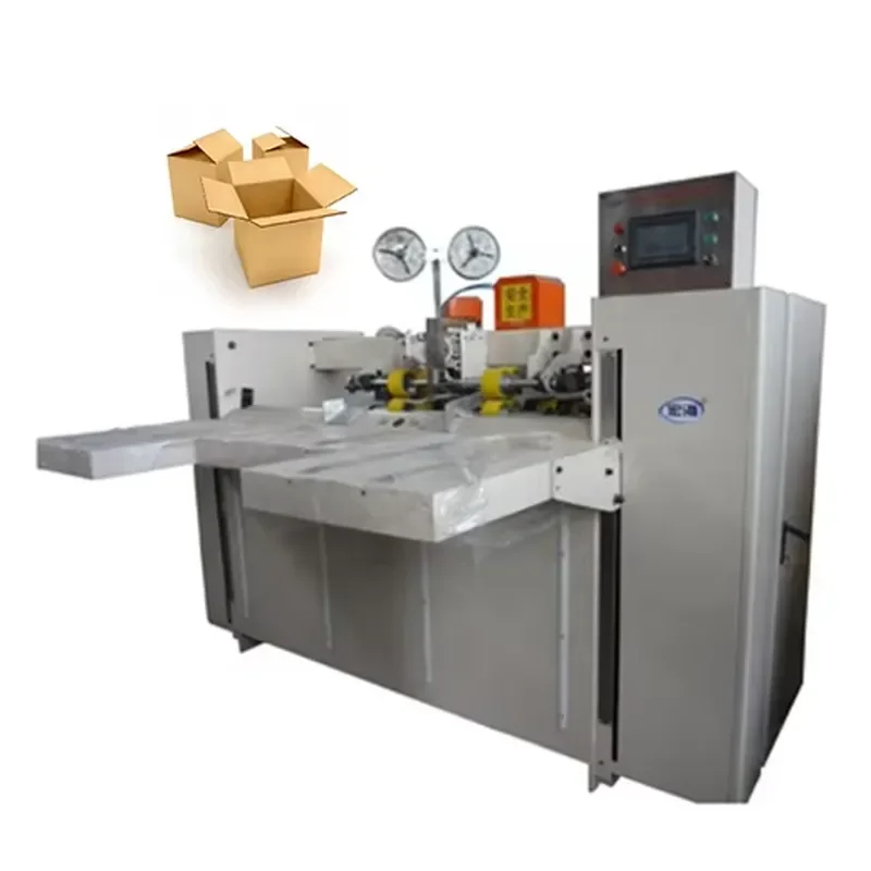 Stitcher Machine For Carton Box / Corrugated Carton Box Stapler Machine Foot Stitching Equipment