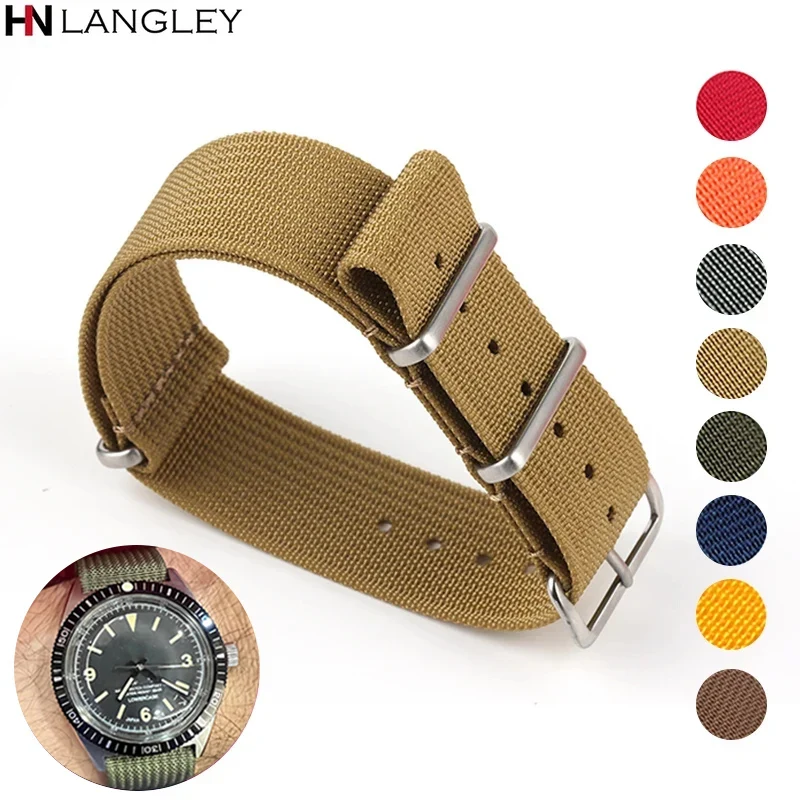 Bracelet universel en nylon pour montre Samsung Galaxy GT2, bracelet en tissu militaire, bande pour Huawei Watch 3, 4, 5, ceinture, 20mm, 22mm